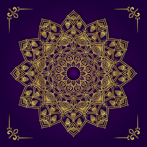 Luxury mandala background concept