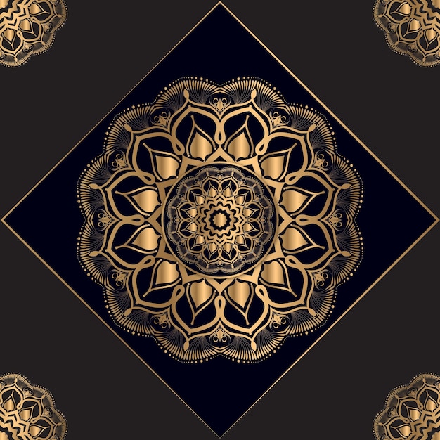 Luxury mandala background decorative background with an elegant mandala design luxury mandala