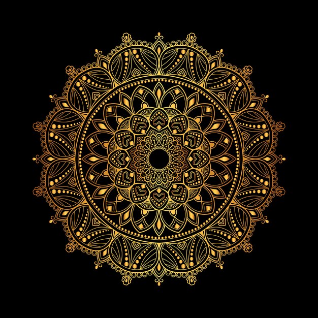 Luxury mandala background, decorative background with an elegant mandala .