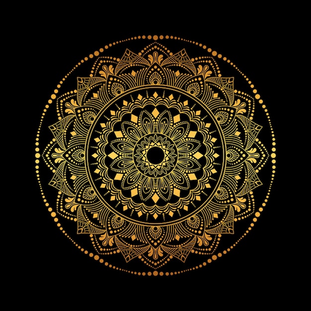 Luxury mandala background, decorative background with an elegant mandala .