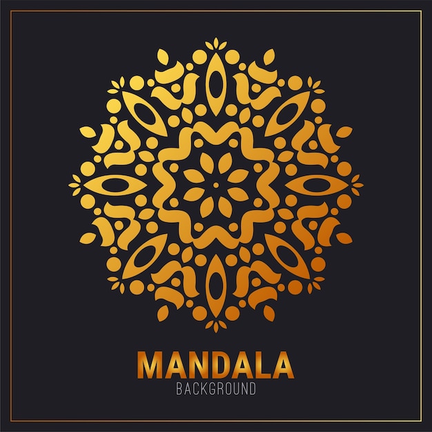 Luxury Mandala background design template