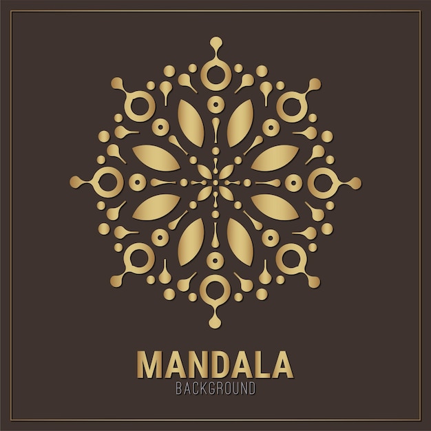 Luxury Mandala background design template