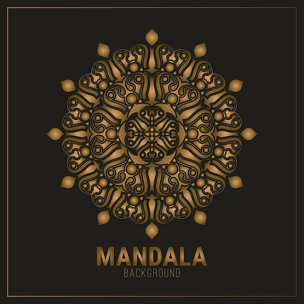 Luxury Mandala background design template