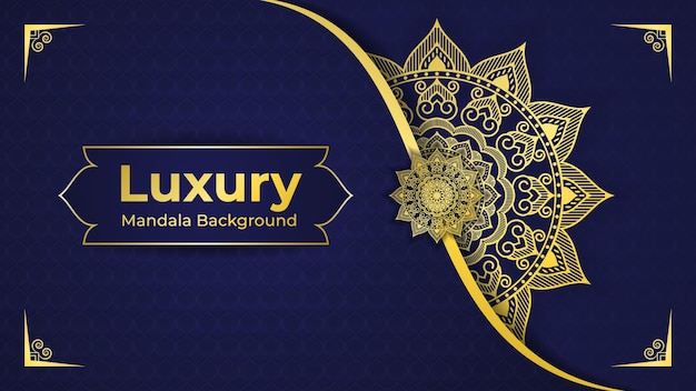 Luxury Mandala Background design with Arabesque Arabic Islamic east style