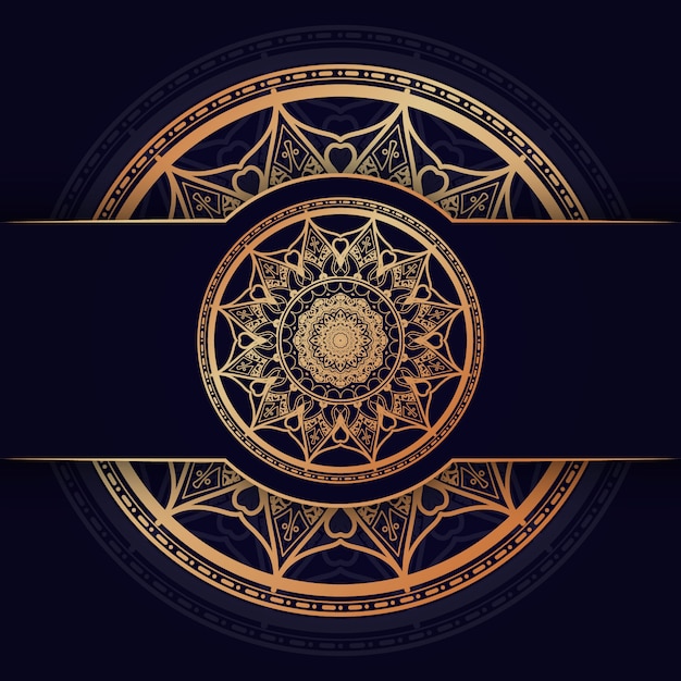 Luxury mandala background design