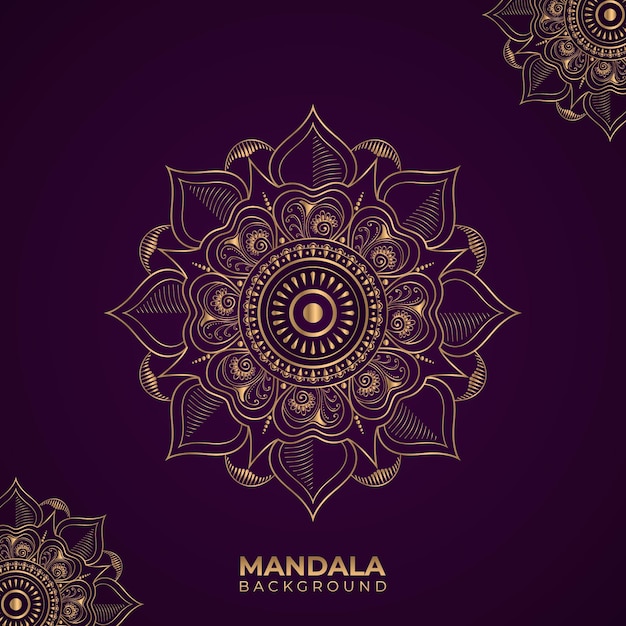 Vector luxury mandala background design