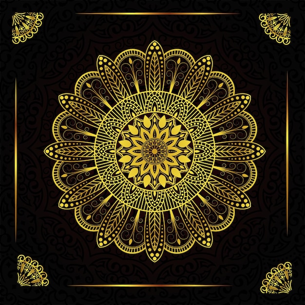 Vector luxury mandala background design