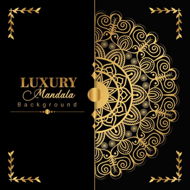 Luxury mandala background design