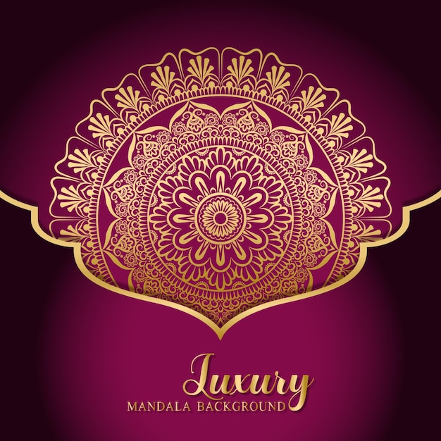 Luxury mandala background design