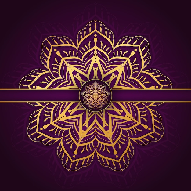 Luxury mandala background design