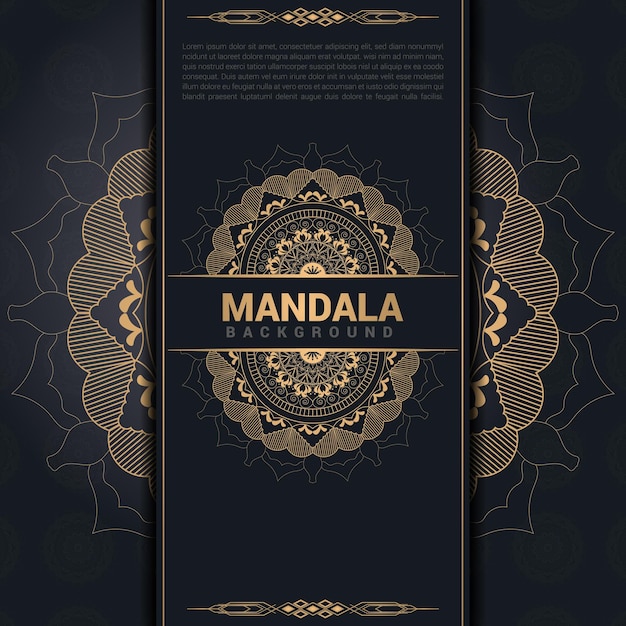 Luxury mandala background Free Vector