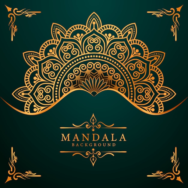 Luxury mandala background , greeting card