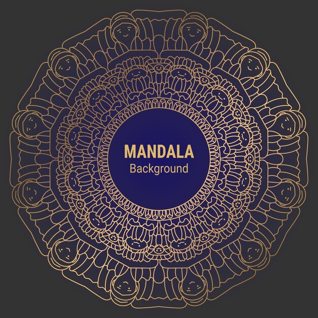 Vector luxury mandala background ornament decoration