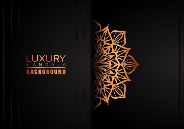 Luxury mandala background ornamental arabesque style With Golden Arabesque Pattern Style Decorative