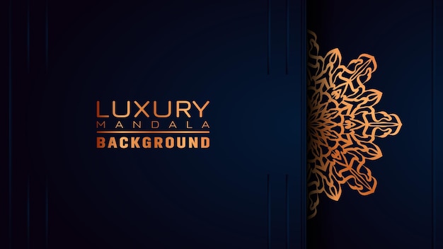 Luxury mandala background ornamental arabesque style