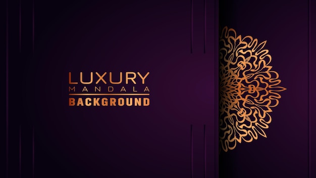 Luxury mandala background ornamental arabesque style