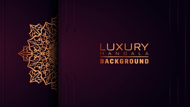 Luxury mandala background ornamental arabesque style