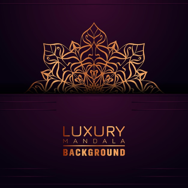 Luxury mandala background ornamental arabesque style