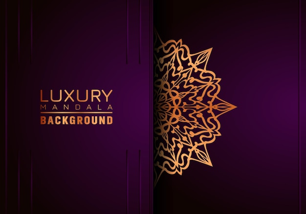 Luxury mandala background ornamental arabesque style