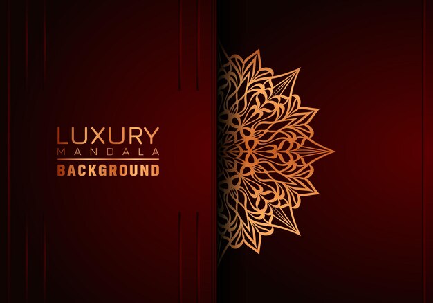 Luxury mandala background ornamental arabesque style