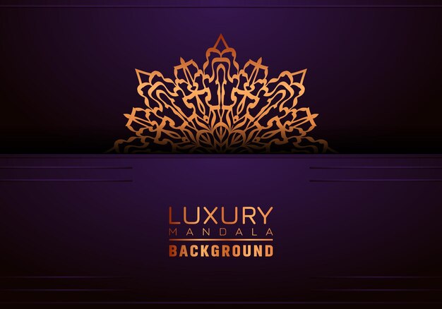 Luxury mandala background ornamental arabesque style