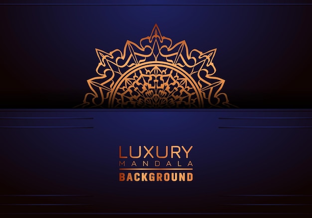 Luxury mandala background ornamental arabesque style