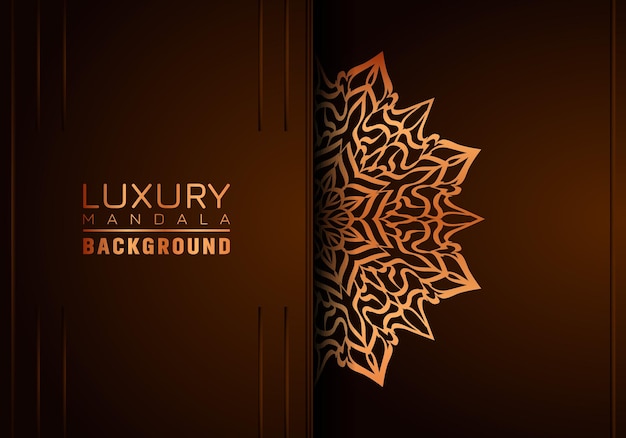 Luxury mandala background ornamental arabesque style