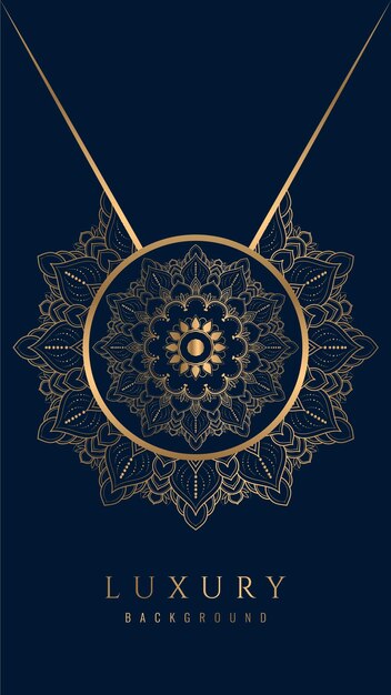 Luxury mandala background template design