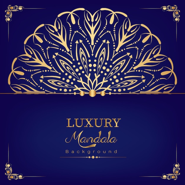 Luxury mandala background template