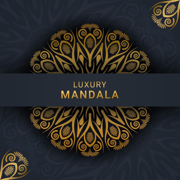 Luxury Mandala Background Template