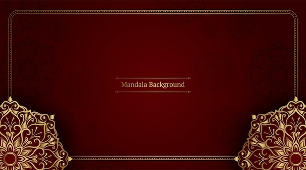 luxury mandala background vector design