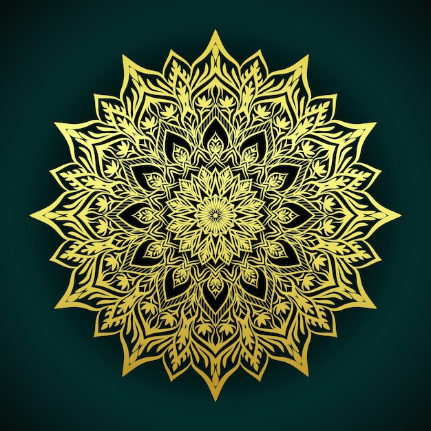 Luxury mandala background vector design