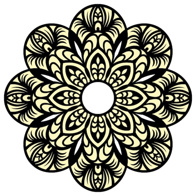 Luxury Mandala Background With Arabesque Pattern