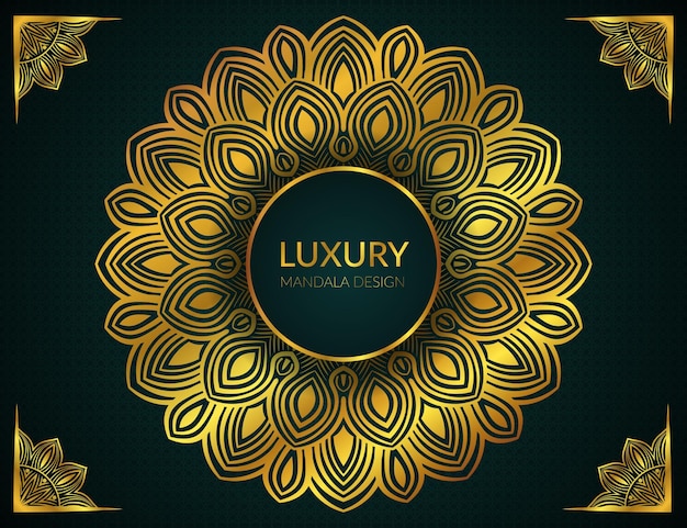 Luxury mandala background with arabic islamic east style