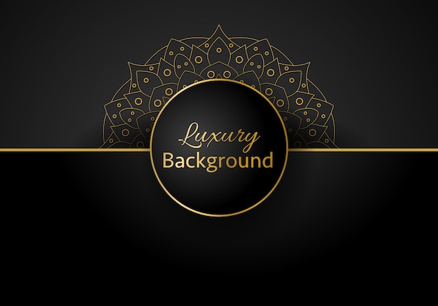 Luxury mandala background with golden arabesque pattern Arabic Islamic east style Ramadan design