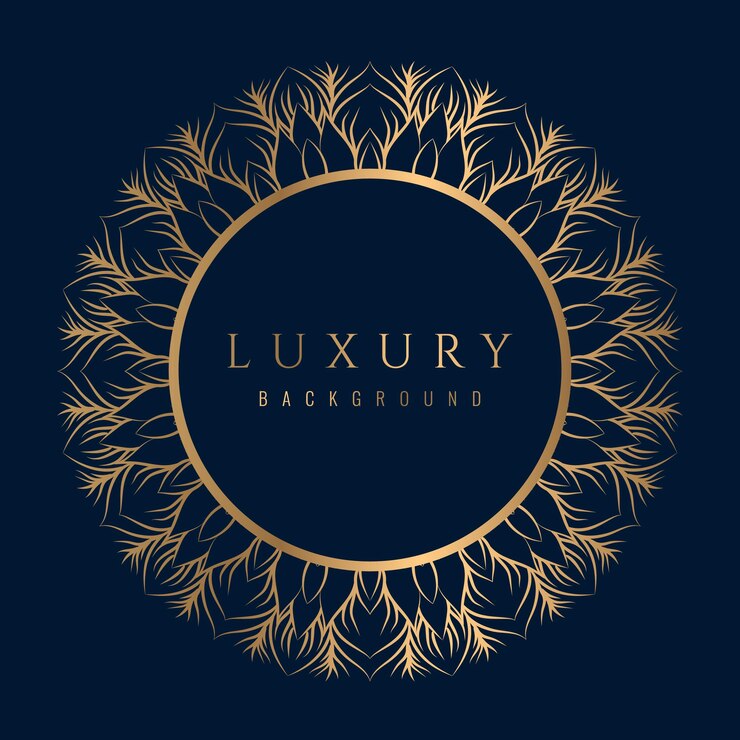 Vector luxury mandala background with golden arabesque pattern east styledecorative mandala