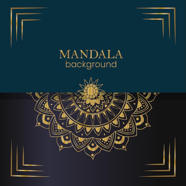 Vector luxury mandala background