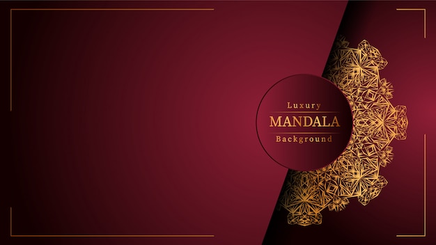 Luxury mandala background