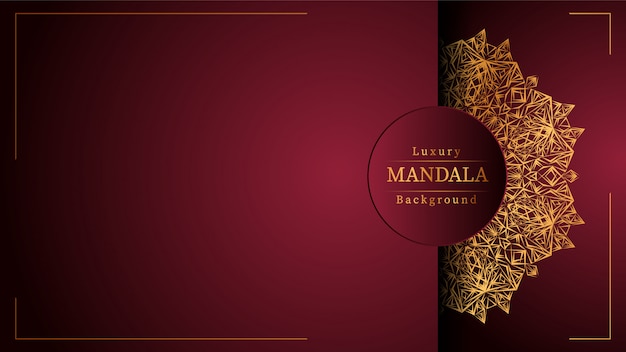 Luxury mandala background