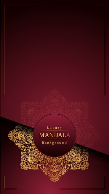 Luxury mandala background