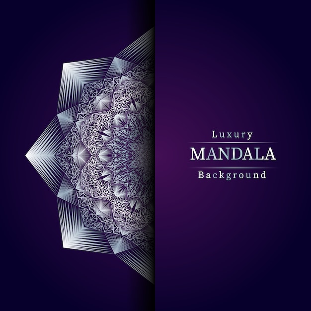 Vector luxury mandala background