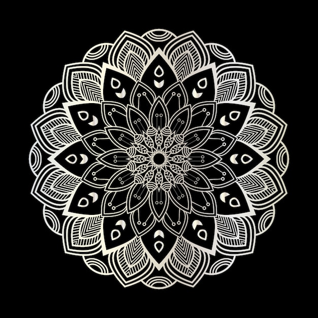 Vector luxury mandala background