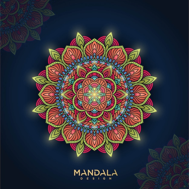 Luxury mandala background