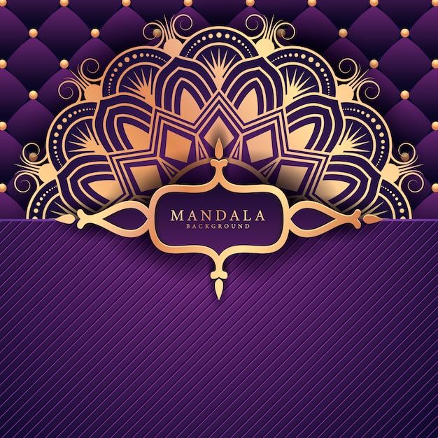 Vector luxury mandala background