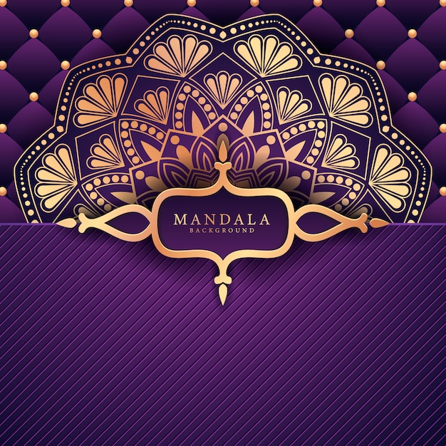 Vector luxury mandala background