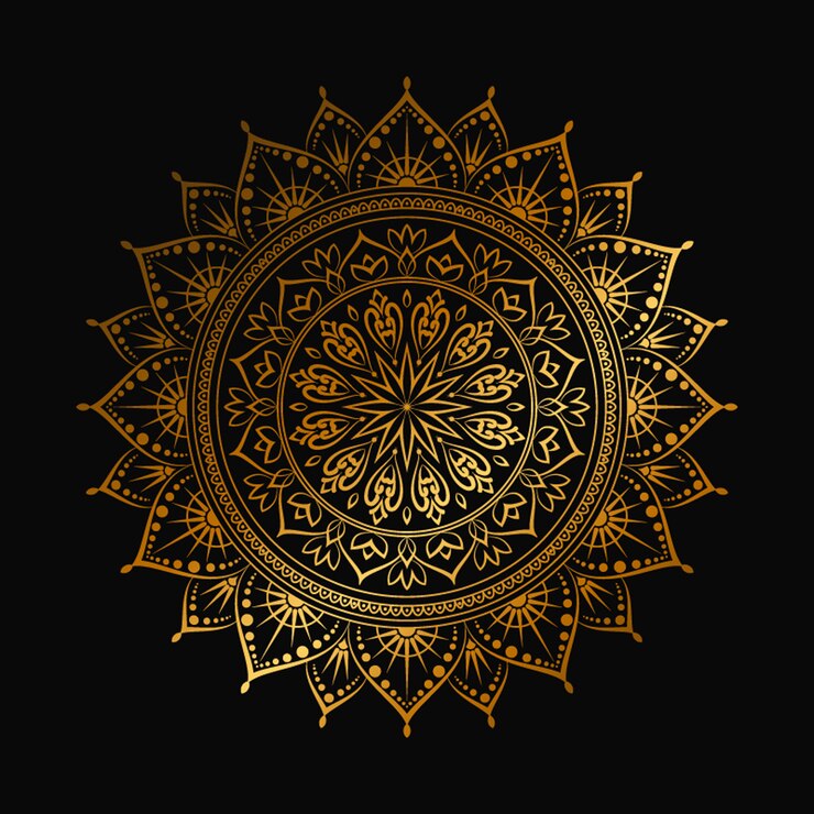 Vector luxury mandala background