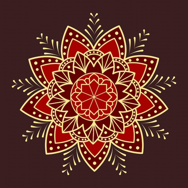 Vector luxury mandala background