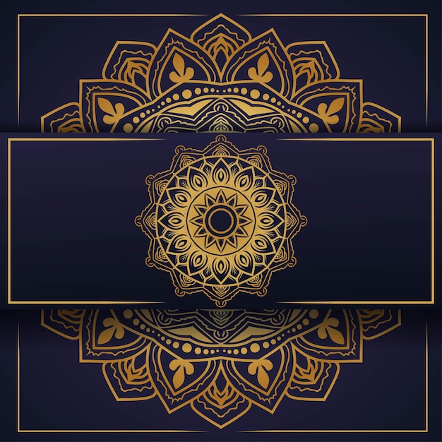 Luxury mandala background