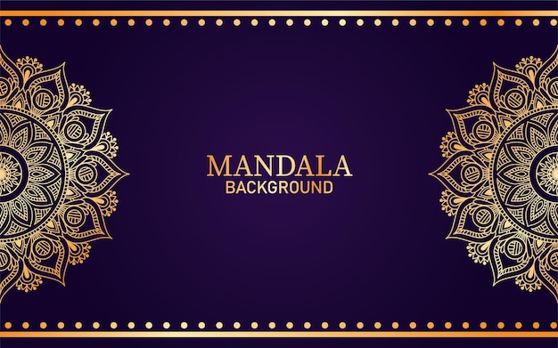 Luxury mandala background