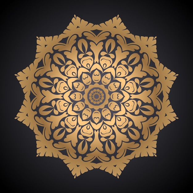 Vector luxury mandala background